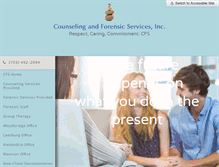 Tablet Screenshot of cfsvirginia.com